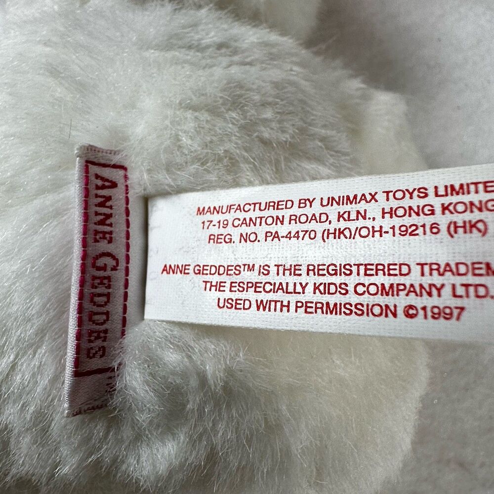 Easter 97 Anne Geddes Baby Bunnies Doll Plush Bunny Costume Collectible - Picture 4 of 4